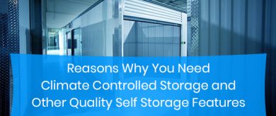 Climate controlled storage and its features