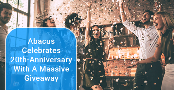 Abacus Celebrates 20th-Anniversary With A Massive Giveaway