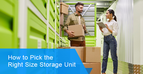 Tips on how to choose the right storage unit size